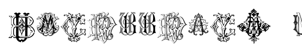 Intellecta Monograms font preview